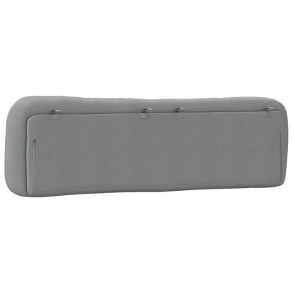 Headboard Cushion "Hvar" Light Gray 76" Fabric