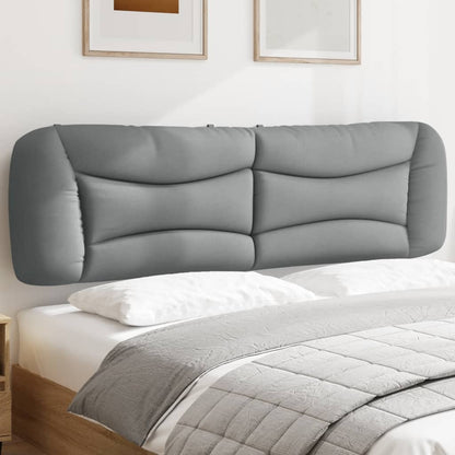 Headboard Cushion "Hvar" Light Gray 76" Fabric