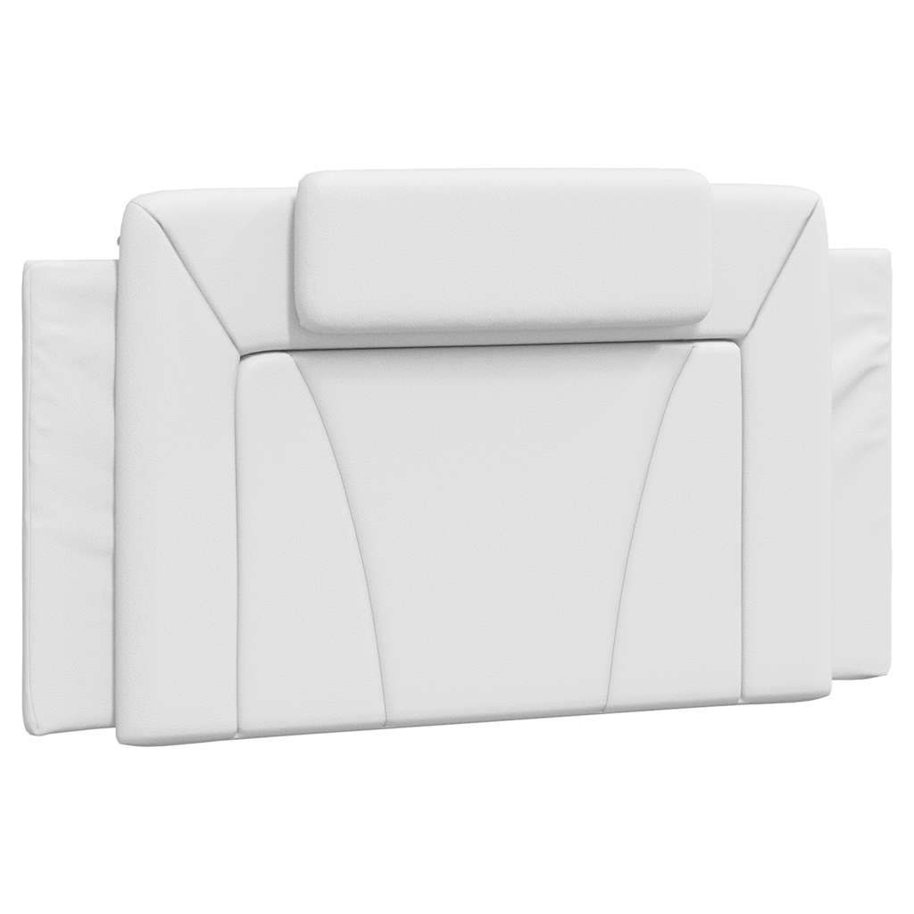 Headboard Cushion "Viana" White 39.4" Faux Leather