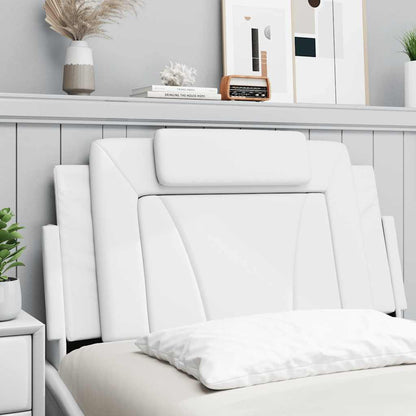 Headboard Cushion "Viana" White 39.4" Faux Leather
