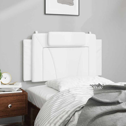 Headboard Cushion "Viana" White 39.4" Faux Leather