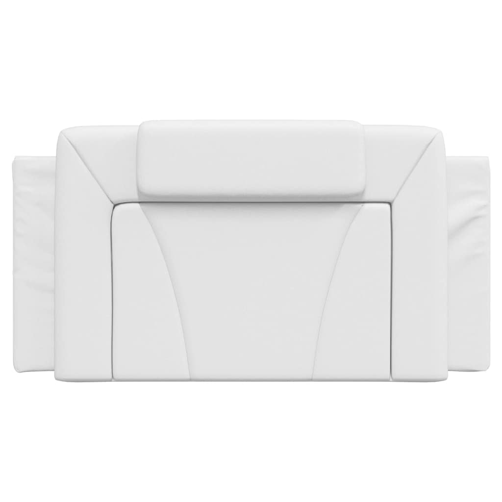 Headboard Cushion "Viana" White 39.4" Faux Leather