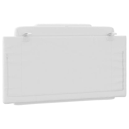 Headboard Cushion "Viana" White 39.4" Faux Leather