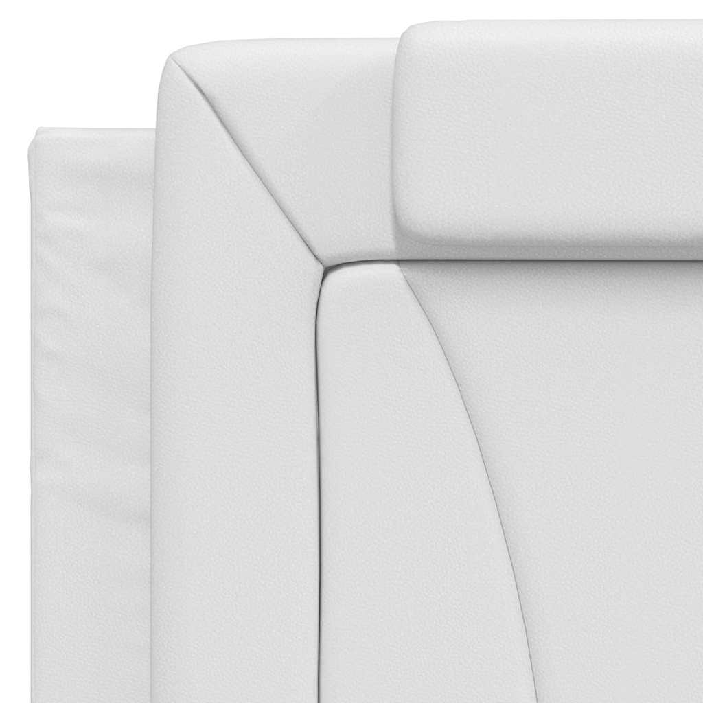 Headboard Cushion "Viana" White 39.4" Faux Leather