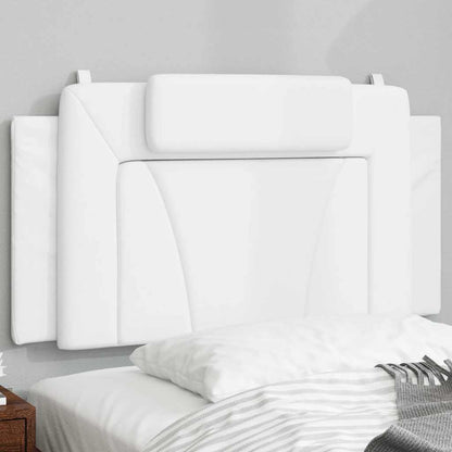Headboard Cushion "Viana" White 39.4" Faux Leather