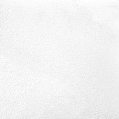 Headboard Cushion "Viana" Black and White 53.9" Faux Leather