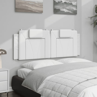 Headboard Cushion "Viana" White 59.8" Faux Leather