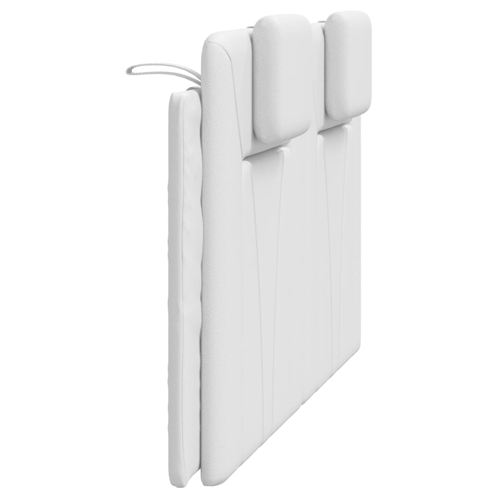 Headboard Cushion "Viana" White 59.8" Faux Leather