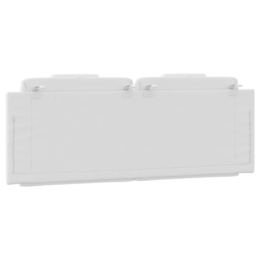 Headboard Cushion "Viana" White 59.8" Faux Leather