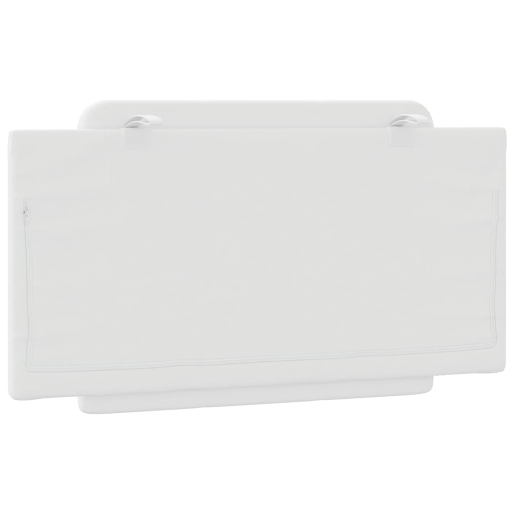 Headboard Cushion "Zadar" White 39.4" Faux Leather