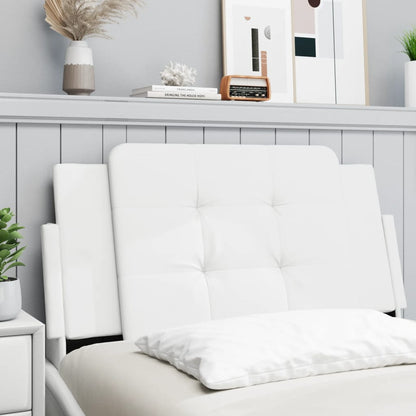Headboard Cushion "Zadar" White 39.4" Faux Leather