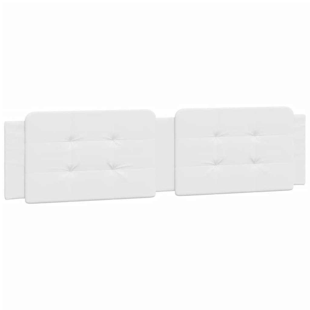 Headboard Cushion "Zadar" White 76" Faux Leather