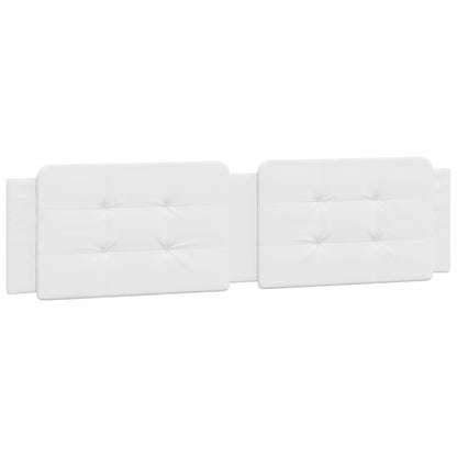 Headboard Cushion "Zadar" White 76" Faux Leather