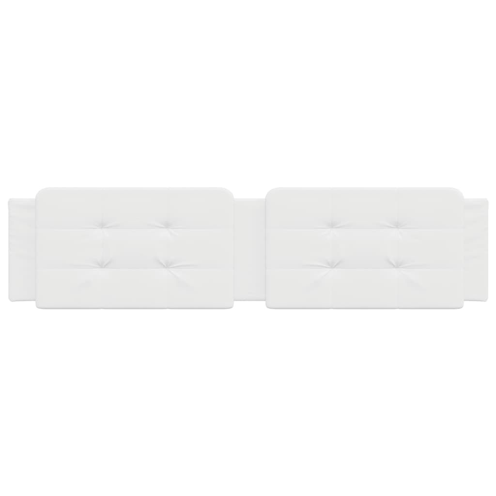 Headboard Cushion "Zadar" White 76" Faux Leather