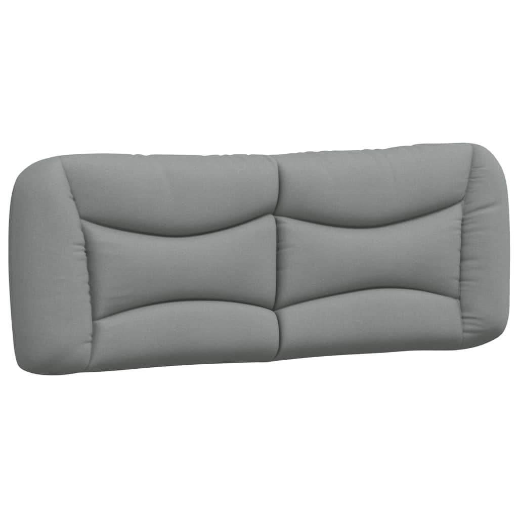 Headboard Cushion "Hvar" Light Gray 53.9" Fabric
