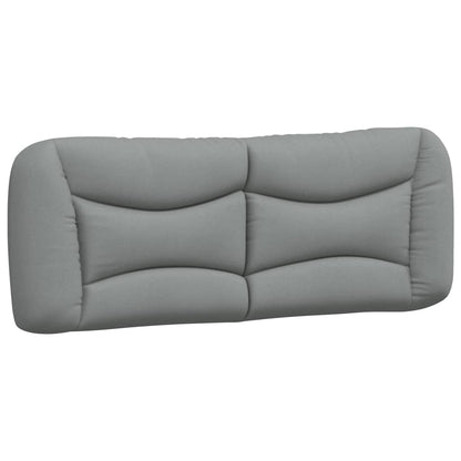 Headboard Cushion "Hvar" Light Gray 53.9" Fabric