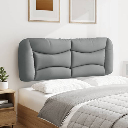 Headboard Cushion "Hvar" Light Gray 53.9" Fabric