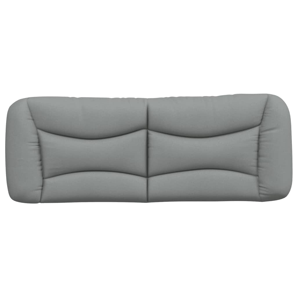 Headboard Cushion "Hvar" Light Gray 53.9" Fabric
