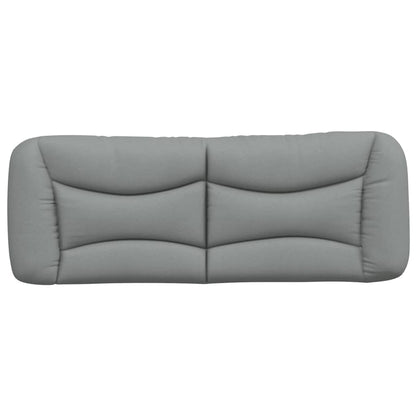 Headboard Cushion "Hvar" Light Gray 53.9" Fabric