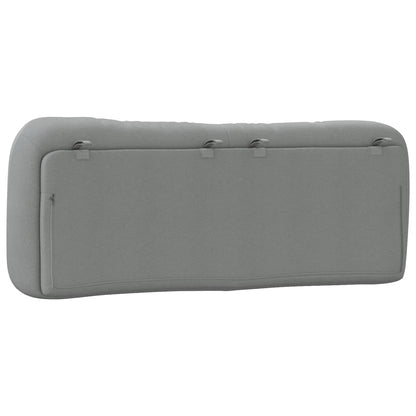 Headboard Cushion "Hvar" Light Gray 53.9" Fabric