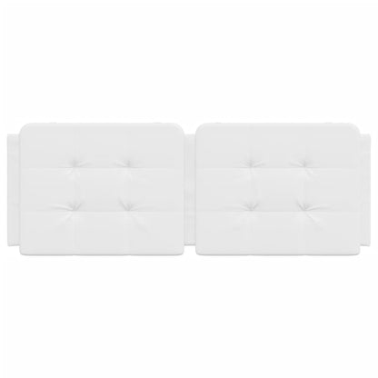 Headboard Cushion "Zadar" White 53.9" Faux Leather