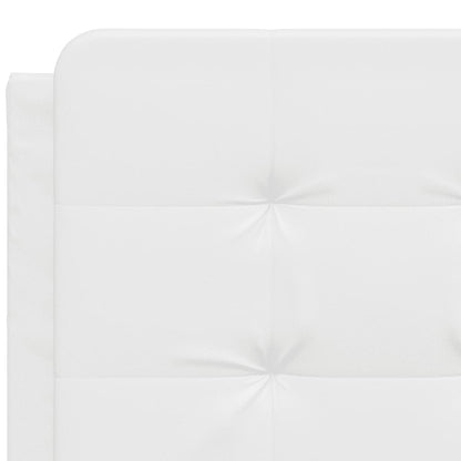 Headboard Cushion "Zadar" White 53.9" Faux Leather
