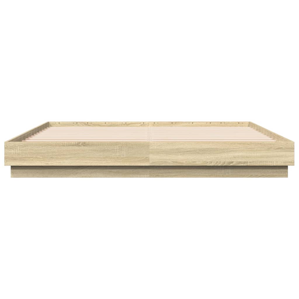 Bed Frame | Sonoma Oak | Engineered wood, Plywood | Double |  Durable