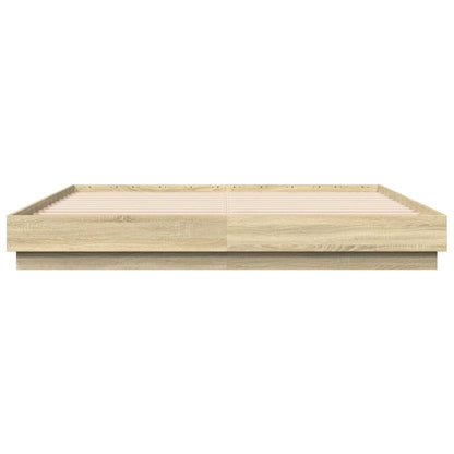 Bed Frame | Sonoma Oak | Engineered wood, Plywood | Double |  Durable