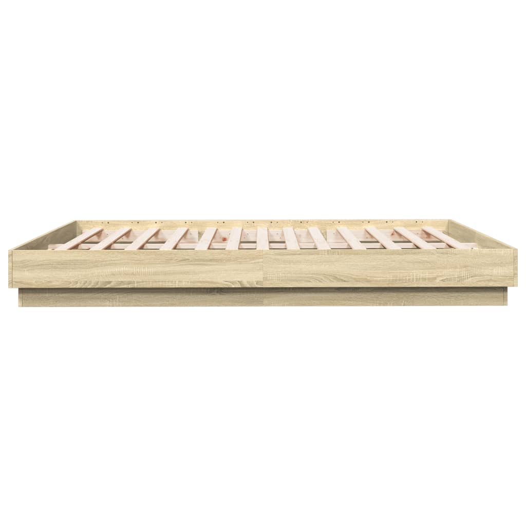 Bed Frame | Sonoma Oak | Engineered wood, Plywood | Double |  Durable