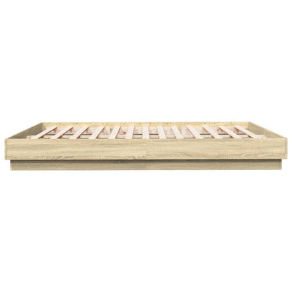 Bed Frame | Sonoma Oak | Engineered wood, Plywood | Double |  Durable