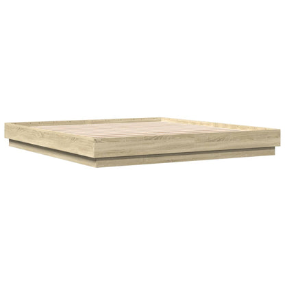 Bed Frame | Sonoma Oak | Engineered wood, Plywood | Double |  Durable