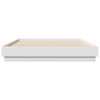 Bed Frame without Mattress White 150x200 cm King Size