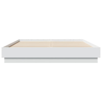 Bed Frame | White | Engineered wood | Double | Durable | Bed Frame