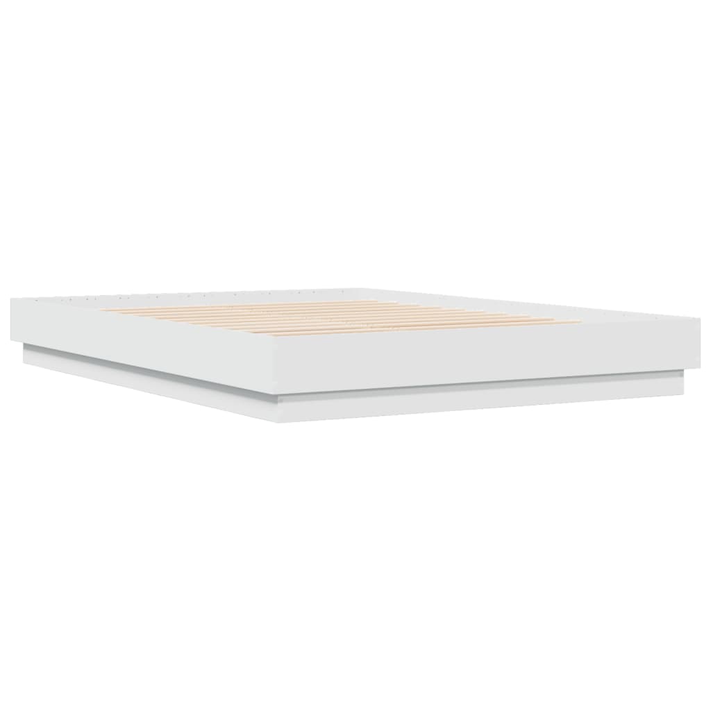 Bed Frame | White | Engineered wood | Double | Durable | Bed Frame