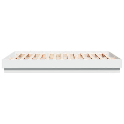 Bed Frame | White | Engineered wood | Double | Durable | Bed Frame