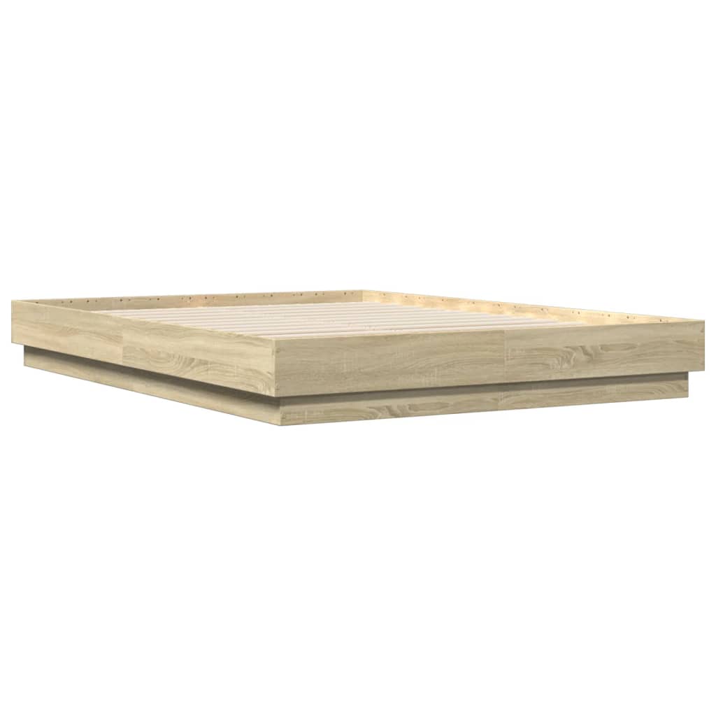 Bed Frame | Sonoma oak | Engineered wood | 120x200 cm | Durable