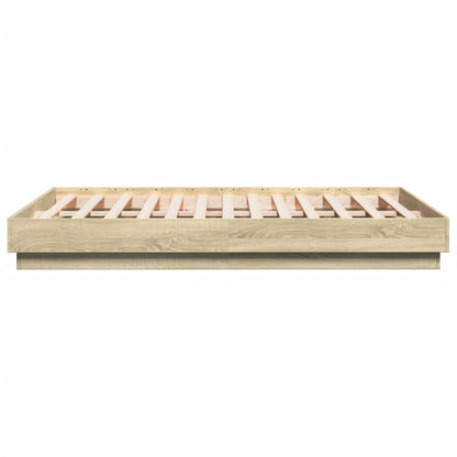Bed Frame | Sonoma Oak | Engineered wood | Double |  Durable  | Bed Frame