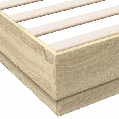 Bed Frame | Sonoma Oak | Engineered wood | Double |  Durable  | Bed Frame