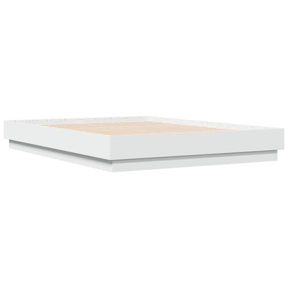 Bed Frame | White | Engineered wood, Plywood | Double | Durable