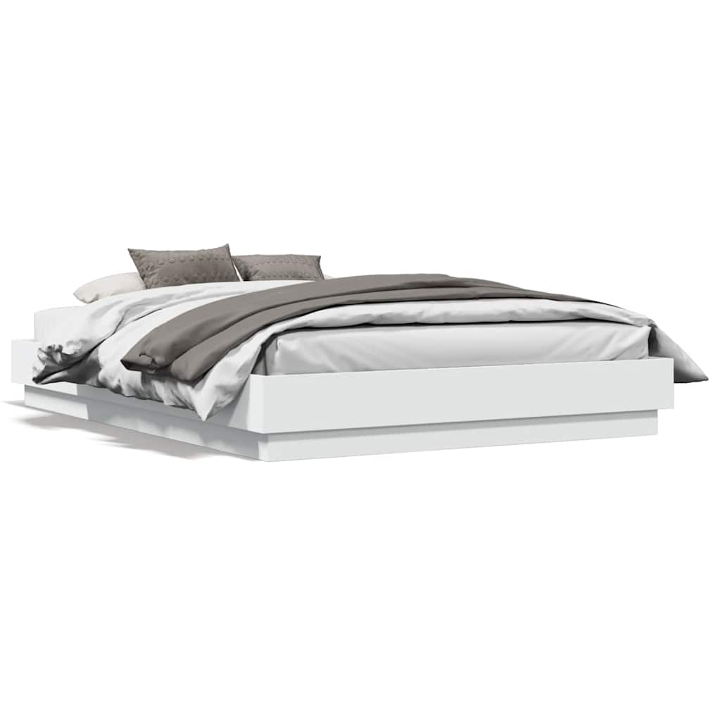 Bed Frame | White | Engineered wood | Small Double | Durable | Bed Frame