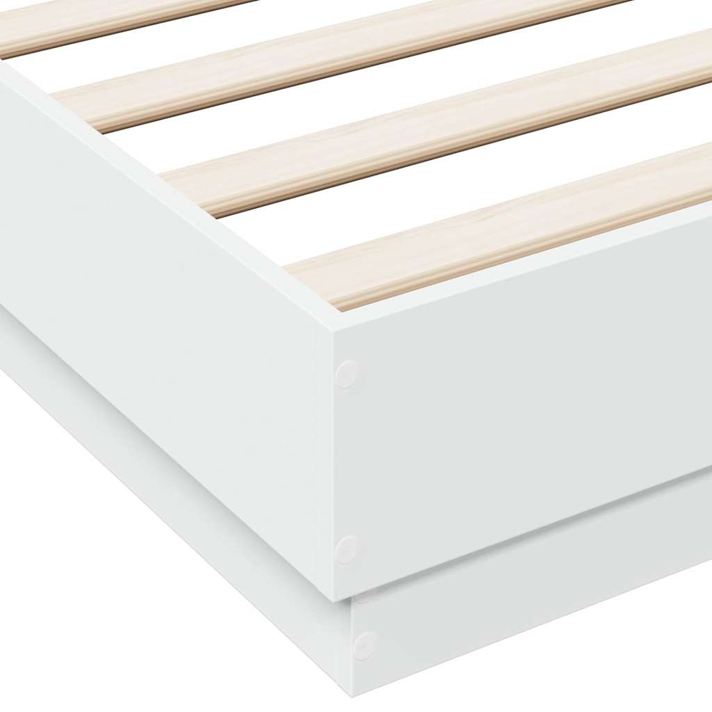 Bed Frame | White | Engineered wood | Small Double | Durable | Bed Frame