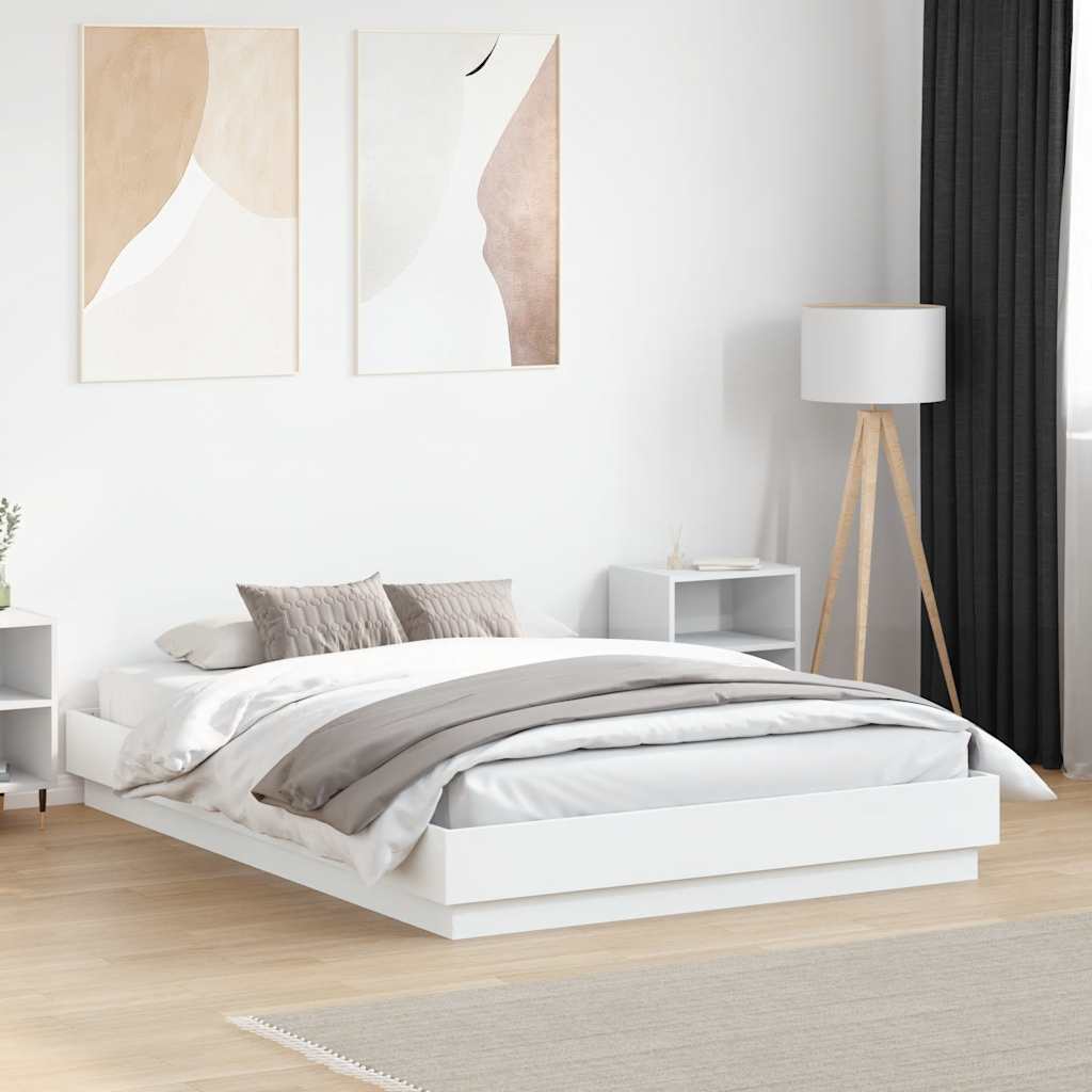 Bed Frame | White | Engineered wood | Small Double | Durable | Bed Frame