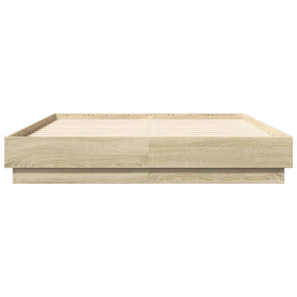 Bed Frame | Sonoma Oak | Engineered wood, Plywood | Small Double