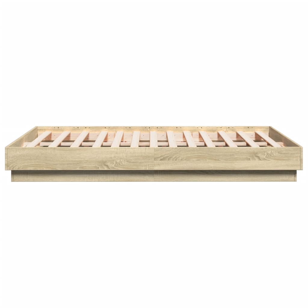 Bed Frame | Sonoma Oak | Engineered wood, Plywood | Small Double