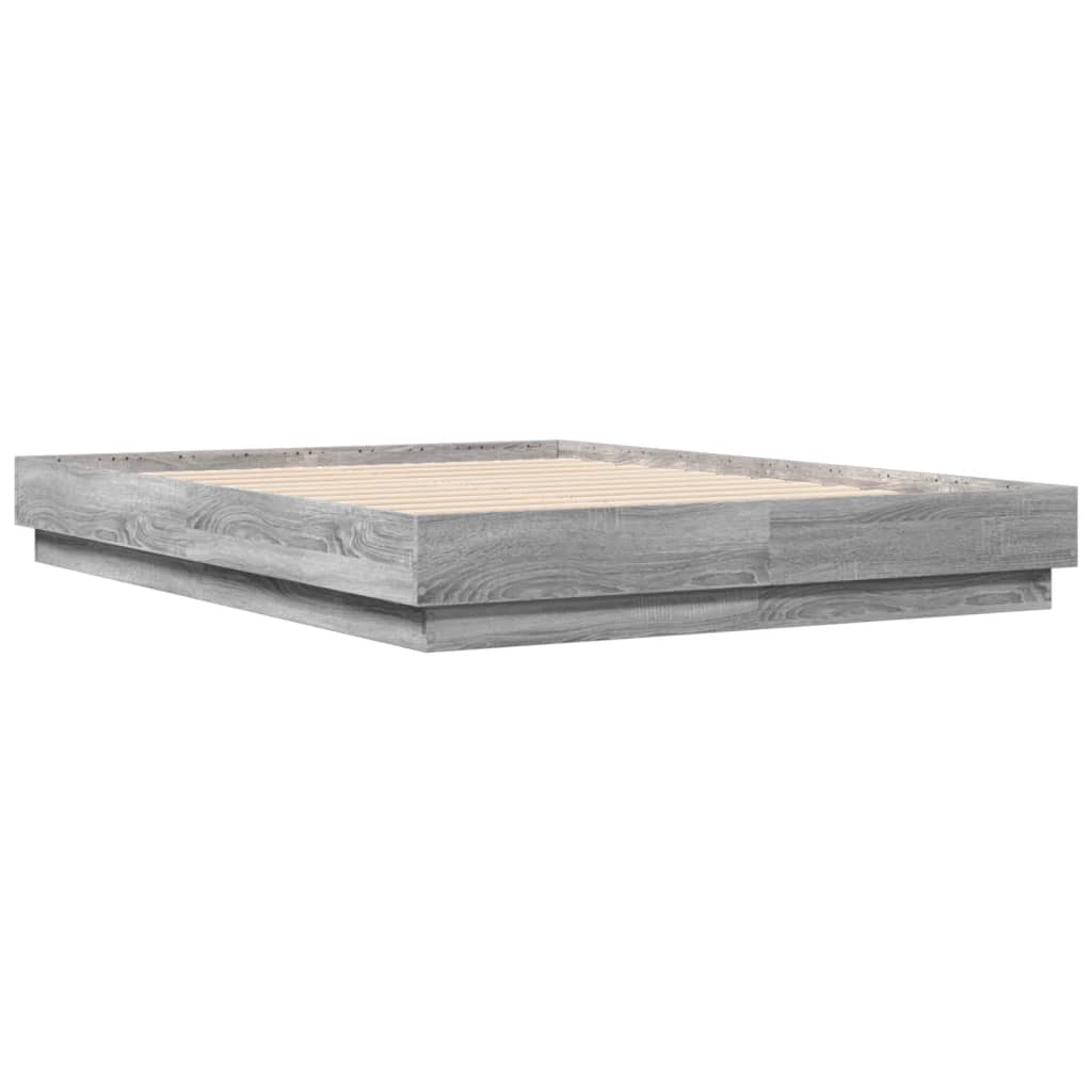 Bed Frame | Grey Sonoma | Engineered wood, Plywood | Small Double