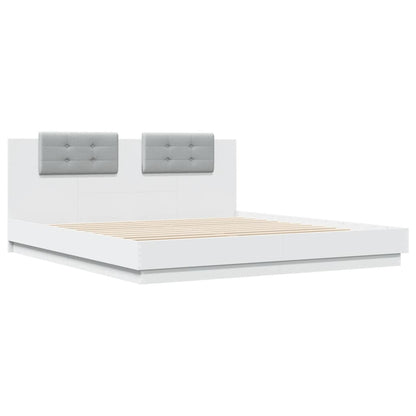Bed Frame | White | Engineered wood, Plywood | Double | Bed Frame