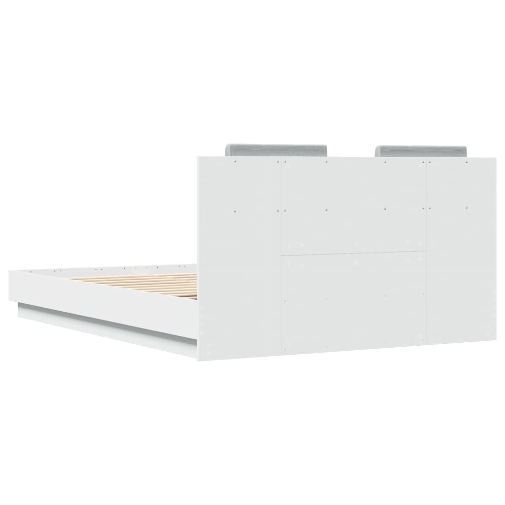 Bed Frame | White | Engineered Wood, Plywood | Double | Bed Frame