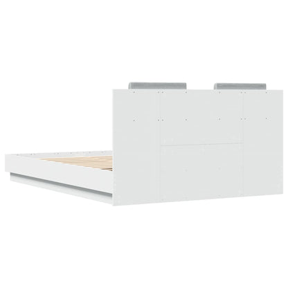 Bed Frame | White | Engineered Wood, Plywood | Double | Bed Frame