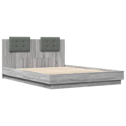 Bed Frame | Grey sonoma | Engineered wood | 120 x 200 cm | Bed Frame