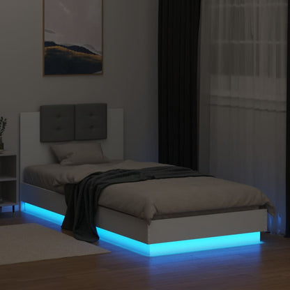 Bed Frame | White | Engineered wood, Plywood | Single Bed